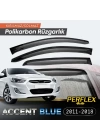 Perflex Polikarbon Kırılmaz Rüzgarlık V2 Mugen Hyundai Accent Blue 2011-2018