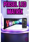 Piksel Led Matrix RGB Işıklı Led Yazılı Bluetooth Bağlantılı 16X64