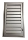 Plastik Menfez 25X45 Gümüş Banyo WC Havalandırma