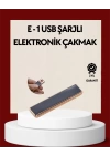 Plazma Ark Teknolojili Elektrikli Çakmak – Dokunmatik, LED Göstergeli, Şarj Edilebilir
