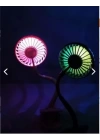 Portatif Işıklı Mini Klipsli Fan