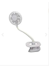 Portatif Işıklı Mini Klipsli Fan