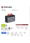 Portbag PL01 Caby 3/11 Çekmece Seti