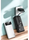 Powerbank 20.000 Mah Dijital Göstergeli LCD Ekran Uzun Pil Ömrü