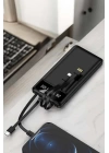 Powerbank 20.000 Mah LCD Ekran USB Lightning Type-C Uyumlu İOS ve Android