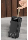 Powerbank 60.000 MAH Dijital Göstergeli 4 Portlu Taşınabilir
