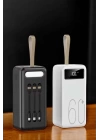 Powerbank 60.000 MAH Dijital Göstergeli 4 Portlu Taşınabilir