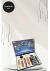Powerbank Bluetooth Kulaklık Ve Akıllı Saat 7 Kordonlu Metal Kordon Plastik Kordon