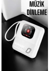 Powerbank Ekranlı Çok Fonksiyonlu Müzik Dinleme Kitap Okuma