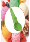 Pratik Mandallı Plastik Dondurma Servis Sunum Kepçesi Kaşığı