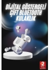 Profesyonel Dijital Göstergeli Düşük Gecikme Bluetooth Kulaklık Çift Kulaklık