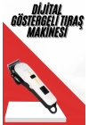 Profesyonel Şarjlı Tıraş Makinesi Turbo Kablosuz Saç Kesme Makinesi