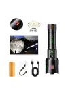 Ps-9885 Profesyonel Zoomlu 50w Şarjlı Powerbank Avcı Polis El Feneri