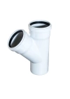Pvc Atık Su Borusu 50x50 Tek Çatal 45 Derece 10 Adet