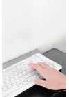 Q Klavye Beyaz Klavye Ve Mouse Seti Kablosuz USB Girişli
