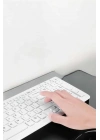 Q Klavye Beyaz Klavye Ve Mouse Seti Kablosuz USB Girişli