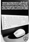 Q Klavye Klavye ve Mouse Seti USB Girişli Kablosuz