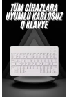 Q Klavye Türkçe Bluetooth Klavye Tüm Cihazlara Uyumlu Kablosuz