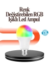 Renk Değiştiren RGB LED Ampul 16 Renk Uzaktan Kumandalı 2025 Model