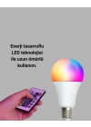 Renk Değiştiren RGB LED Ampul 16 Renk Uzaktan Kumandalı 2025 Model