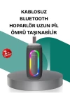 Renkli LED Işıklı Kablosuz Hoparlör IP67 Sertifikalı
