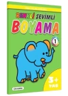 Renkli Sevimli Boyama -1 (3+Yaş)
