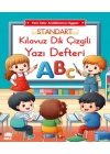 Renkli Standart Kare Çizgili Yazı Defteri A4 Ebat