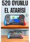 Retro 500 Oyunlu Nostaljik Oyunlu El Atari Gamebox Oyun Konsolu Çift Destekli