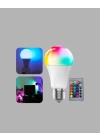 RGB Uzaktan Kumandalı LED Ampul 16 Renk Dekoratif Aydınlatma