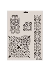 Rich Dantel Seri DN-904 Stencil 35x25 cm