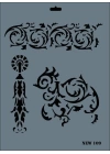 Rich New Seri N-109 Stencil 35x25 cm