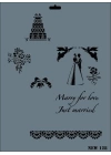 Rich New Seri N-128 Stencil 35x25 cm