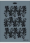 Rich New Seri N-141 Stencil 35x25 cm