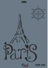 Rich New Seri N-209 Stencil 35x25 cm