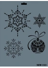 Rich New Seri N-212 Stencil 35x25 cm