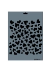 Rich New Seri N-254 Stencil 35x25 cm