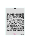 Rich New Seri N-326 Stencil 35x25 cm