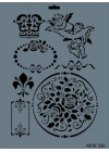 Rich New Seri N-330 Stencil 35x25 cm