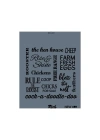 Rich New Seri N-499 Stencil 35x25 cm