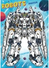 Robots Stickerlı Boyama Kitabı Stand
