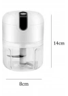 Rondo Doğrayıcı 250 ML Taşınabilir USB Şarjlı Pratik El Rondo Blender