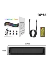 Rp937 Led Matrix Panel 16x64cm Telefon Kontrollü Kayar Led Animasyon Aydınlatma
