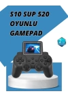 S10 Gamepad HDMI TV Bağlantılı 520 Klasik Retro Oyun 2025 Seri Orijinal