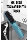 Saç Düzleştirici Fön Tarak Sıkı Dişli İyon Özelliği Şarjlı Taşınabilir