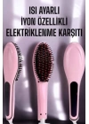 Saç Düzleştirici Tarak Isı Ayarlı Yıpranma Önleyici Düzleştirici Fön Tarak