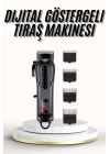 Saç Kesme Aleti Dijital Saç Sakal Tıraş Makinesi Dijital Göstergeli