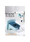Saç Kurutma Makinesi Tutucu Pratik Yapışma MAVİ