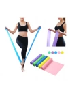 Sarı Pilates Lastiği Kolay Direnç Pilates 120 Cm*15 Cm*0.25 Mm