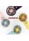 Şarjlı Masa Ve El Fanı Taşınabilir Şarjlı Edilebilir Mini Fan