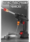 Şarjlı Oto Yıkama Tabancası Su Basınçlı Hazneli Bataryalı